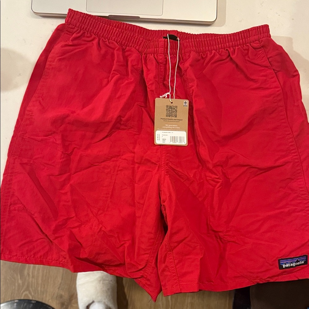 Patagonia Bright Red Shorts